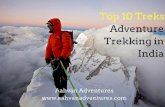 10 Best Places for Adventure Trekking in India