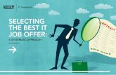 IT: Selecting the best job offer