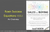 Koen Success Equations - KSEs_v2