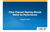 Fibre Channel Naming Should Match Its Performance