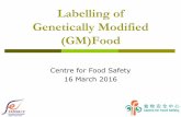 HK Labelling of GM Food_2016