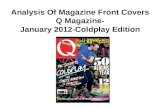Analysing Q Magazine Cover