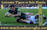 Stream Rugby Free Leicester Tigers v Sale Sharks