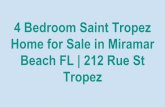 Miramar Beach FL Home for Sale with Deeded Beach Access | 212 Rue St Tropez