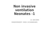NON INVASIVE VENTILATION IN NEONATES-PART 1