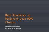 Best Practices in Designing MOOC