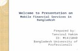 Mobile Financial Services in Bangladesh
