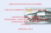 Bibliotecologia en colombia[1]