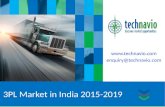 3PL Market in India 2015-2019