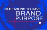 Brand purpose