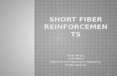 Short fiber reinforcements