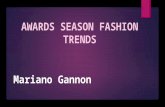 Awards Season Fashion Trends
