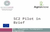 BigDataEurope - Food & Agriculture Pilot (SC2) in Brief