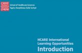 Student Mobility at HCARE: An Introduction