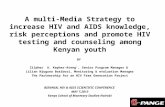 G pange  a multi-media strategy to increase hiv and aids knowledge, risk perceptions and promote hiv testing and counseling among kenyan youth