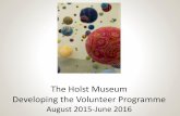 Presentation Holst Museum Dec 2015