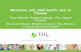 Maternity and child health care in finland 11112015 tuovi hakulinen
