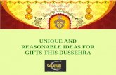 Unique gift ideas for dussehra
