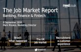 The Job Market Report: Banking, Finance & Fintech