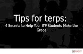 Tips for Terps: 4 secrets to help your ITP students make the grade