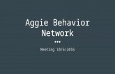 Aggie behavior network