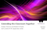 Altc2016 extended classroom at Warwick University