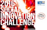 2016 Social Innovation Challenge Kickoff