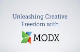 Unleashing Creative Freedom with MODX - 2015-08-26 at PHP Zwolle