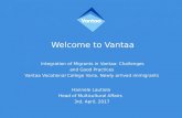 Integration of migrants in vantaa