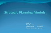 Strategic planning models - Management Information Systems