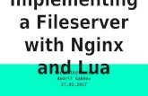 Implementing a Fileserver with Nginx and Lua
