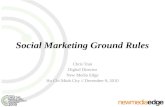Social Marketing Ground Rules