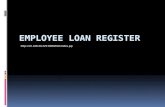 Employee Loan Register