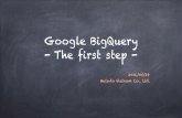 Big query the first step - (MOSG)