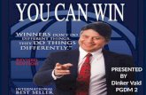 YOU CAN WIN  Book Presentation