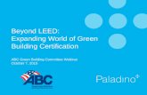 Beyond LEED - Expanding World of Green Building Certification