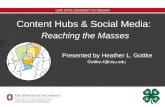 Content Hubs and Social Media: Reaching the Masses