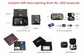 Custom Gift Sets starting from Rs. 350 onwards