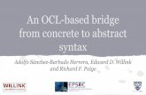 An OCL-based bridge from CS to AS