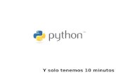 Python en 10 Minutos