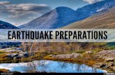 Earthquake Preparations