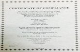 Certificate of USP 797 Compliance