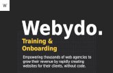 Taking Your First Steps with Webydo