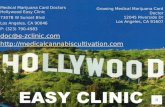 How to get a medical marijuana card in hollywood los angeles california 90046