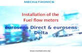Eurosens fuel flow meters installation