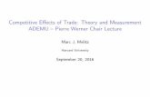 Competitive effects of trade: Theory and measurement ademu