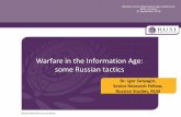 Dr Igor Sutyagin -  Warfare in the Information Age - Session Two
