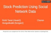 Stock prediction using social network