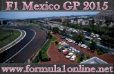 2015 Mexico GP Online