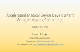 Accelerating Medical Device Development While Improving Compliance